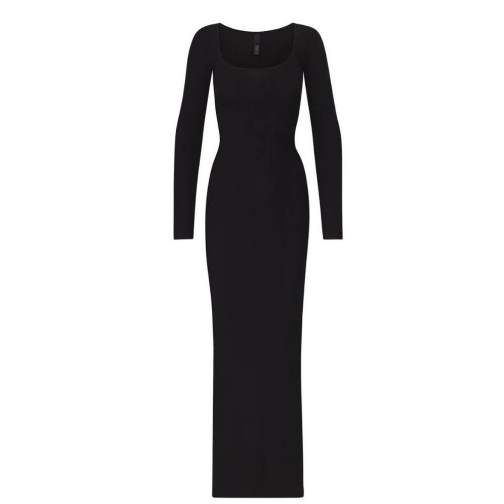 Skims Soft Lounge Long Sleeve Dress - Picture 2 of 4